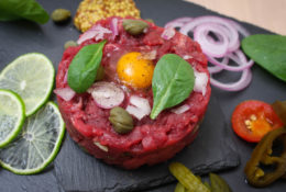 Biff tartar fransk mat kjokken