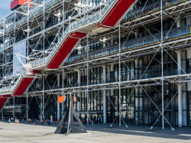 Centre Pompidou Paris Frankrike museum kunst