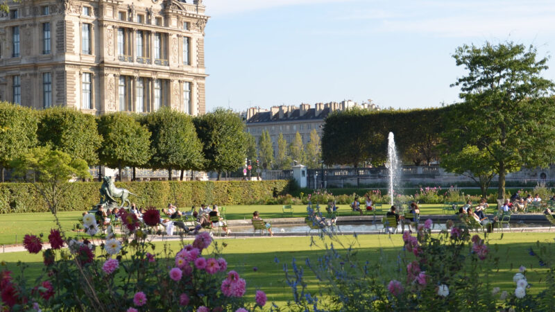 Jardin de Tuileries-parken Paris Parc grontomrade