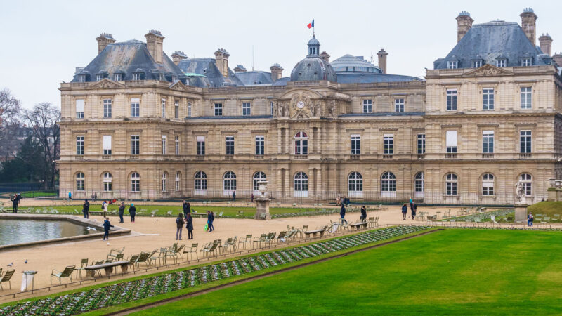 Jardin du Luxembourg slott Paris besoke severdighet attraksjon