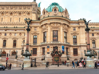 Opera de Paris Garnier Frankrike bygning utside