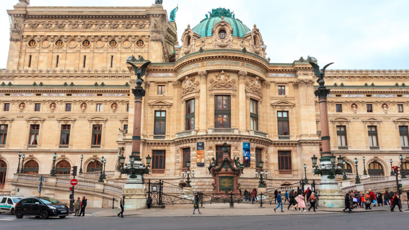 Opera de Paris Garnier Frankrike bygning utside