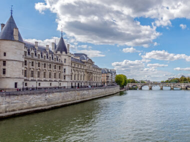 Seinen Paris hovedelv elv Frankrike bro
