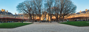 Place des Vosges Paris plass sentral samlingsplass