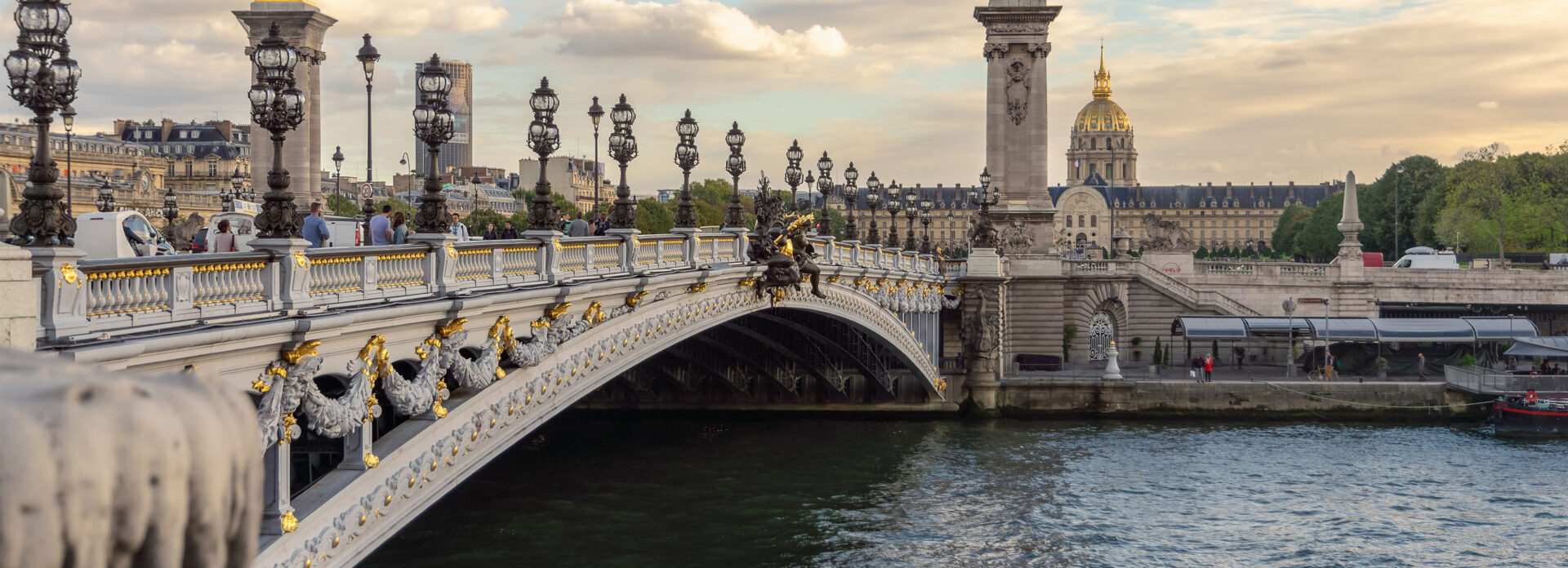 Pont Alexandre III Paris bro design arkitektur hvor ligger den