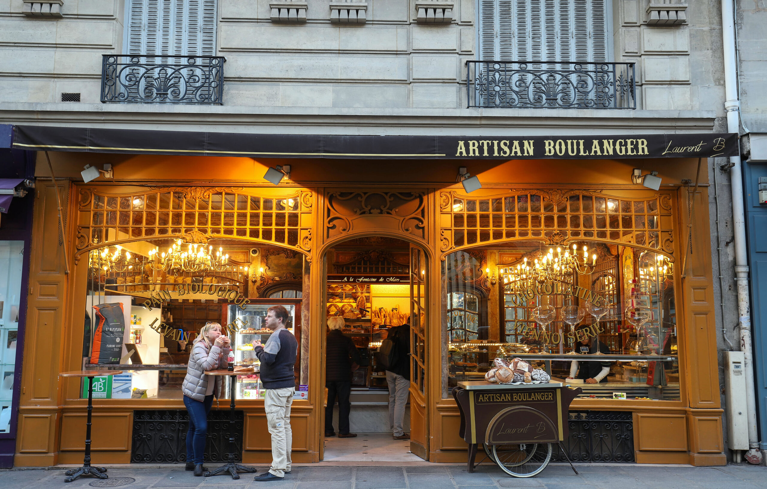 bakeri fransk stemning Paris konditori