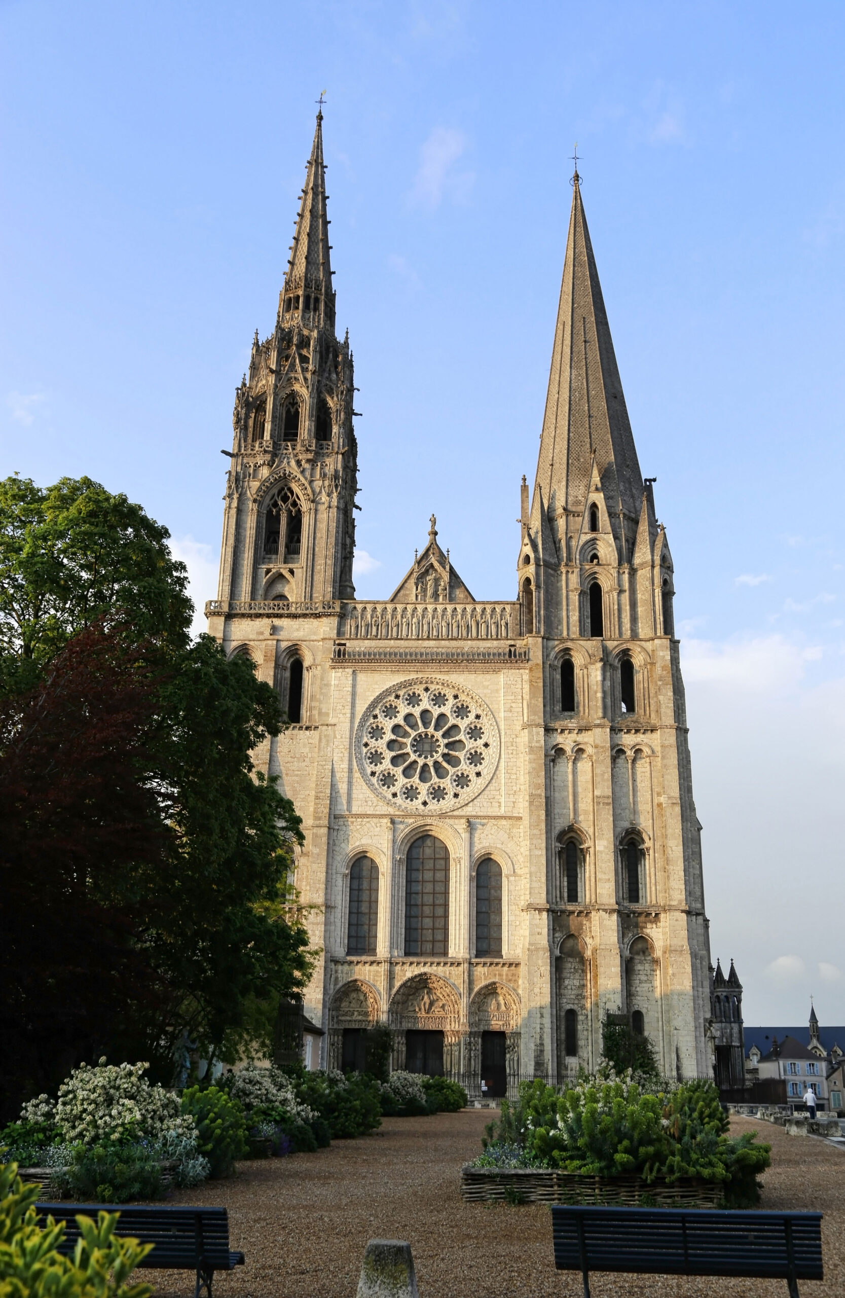 Notre Dame de Chartres katedralen i Frankrike